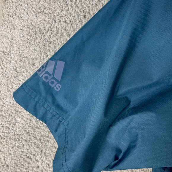 Pinehurst Golf Jacket Mens Large Blue Adidas Climastorm 1/4 Zip Windbreaker - Picture 5 of 12
